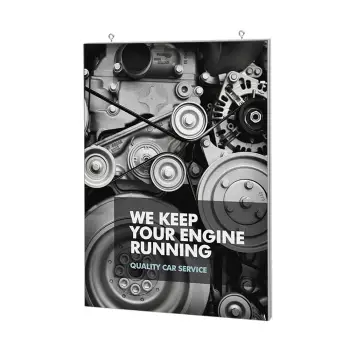 Wisząca rama tekstylna LED